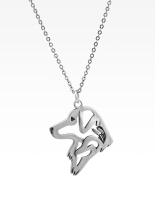 Waterfowl Dog Head Pendant