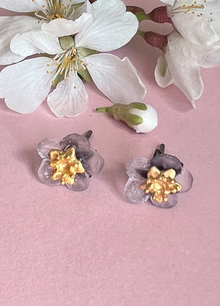 Cherry Blossom Stud Earrings