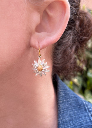 Daisy Wire Drop Earrings