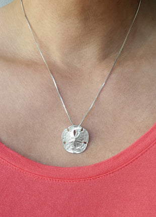 Sterling Sand Dollar Pendant