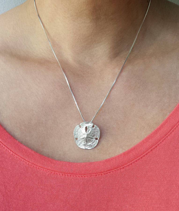 Sterling Sand Dollar Necklace