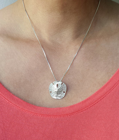 Sterling Sand Dollar Necklace