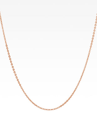 Link Chain Rose Vermeil 18"-19"
