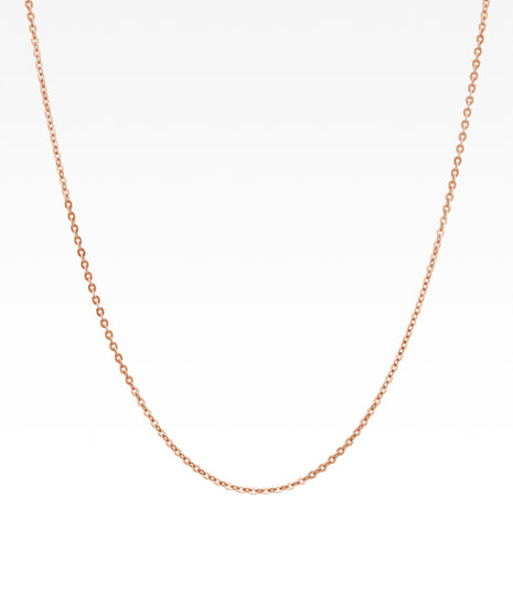 Link Chain Rose Vermeil 18"-19"