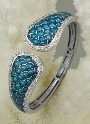 Marina Sea Blue Mermaid Bangle
