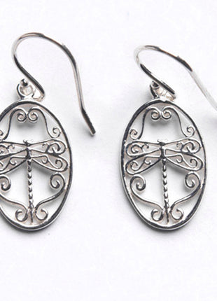 Dragonfly Swirl Earrings