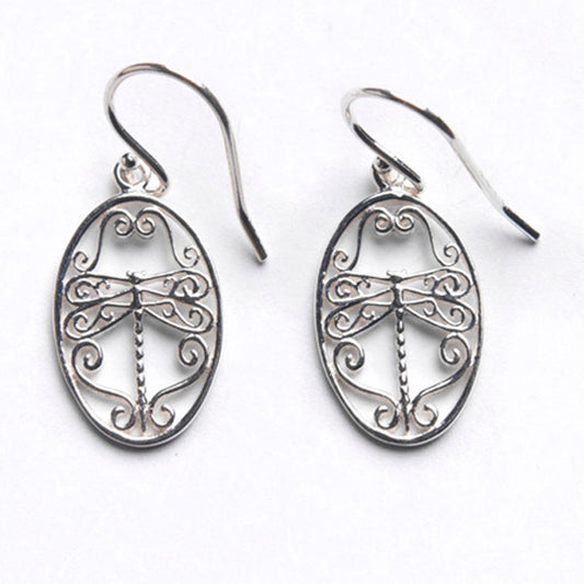 Dragonfly Swirl Earrings